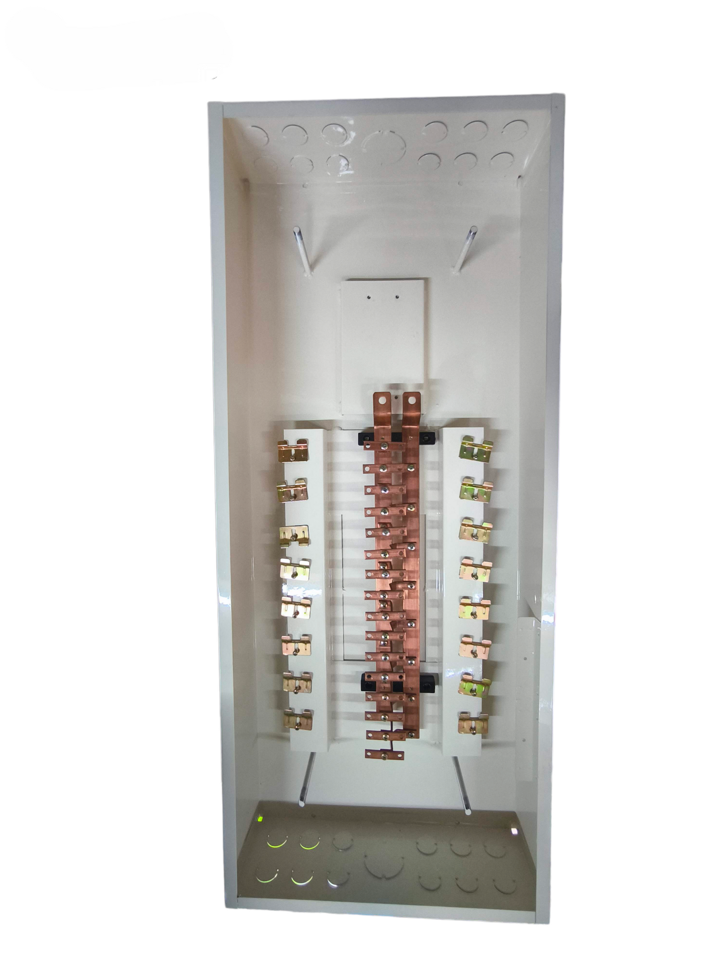 Koten Panel Board 2 Pole Main 250SPS electrical circuitry and parts inside white metal enclosure