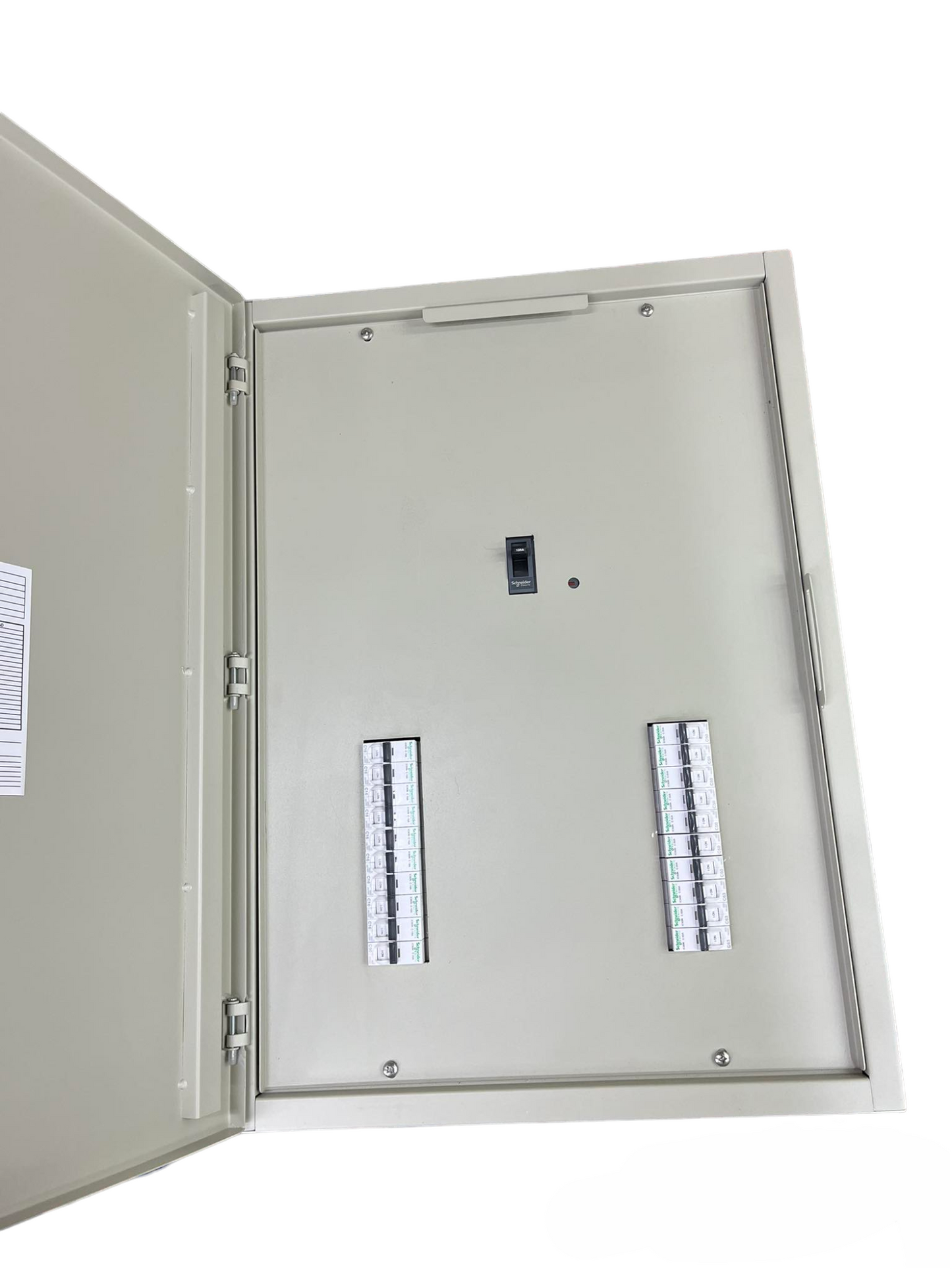 Schneider & Royu Panel Board 250A 3 Pole MCCB Main with interior wiring and breaker slots