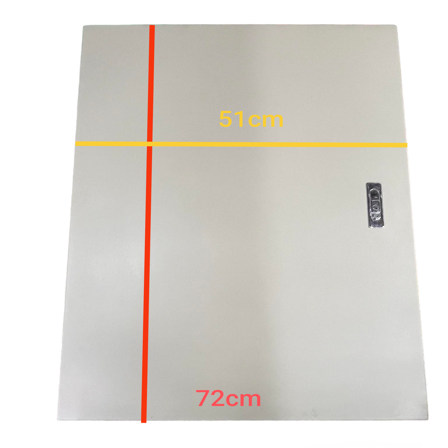 Schneider and Royu Panel Board 250A 3 Pole MCCB Main electrical distribution enclosure measuring 72 by 51 cm