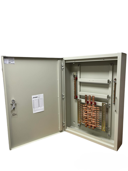 Schneider & Royu Panel Board 250A 3 Pole MCCB Main with copper busbars and secure casing