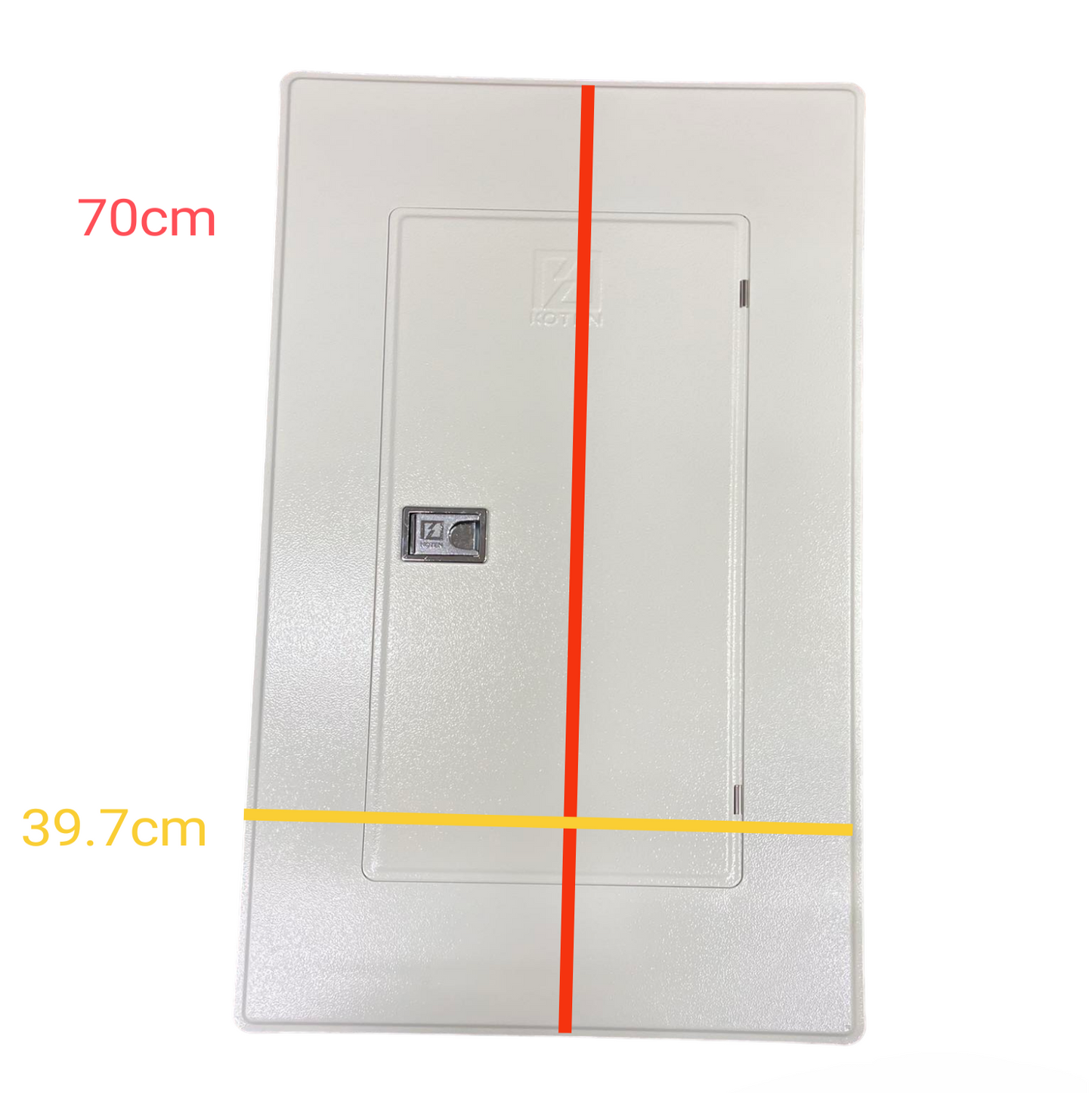 Koten & Taiyou 250A panel board with circuit breakers featuring a sleek design and clear layout