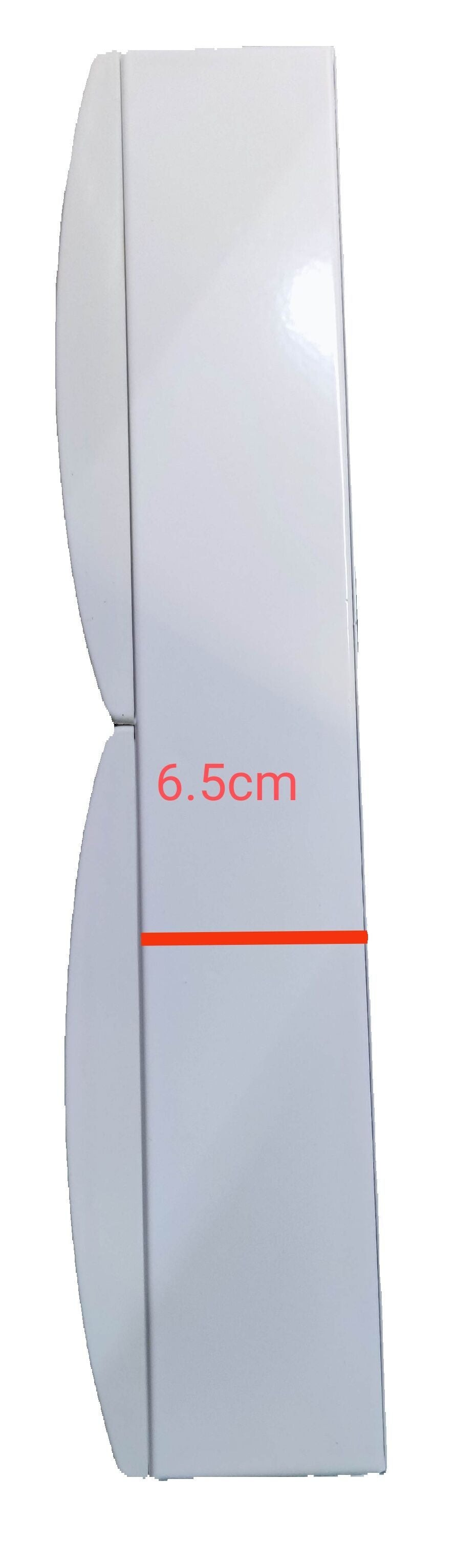 Side view of Panel Board 63A 1 Pole Main Miniature electrical component by Chint and ZY measuring 6.5 cm