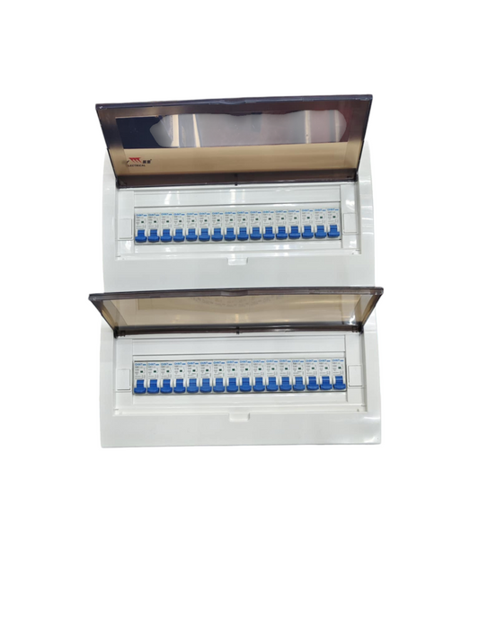 Chint Panel Board 63A 1Pole Main with 31 Branches electrical circuitry part with blue switches