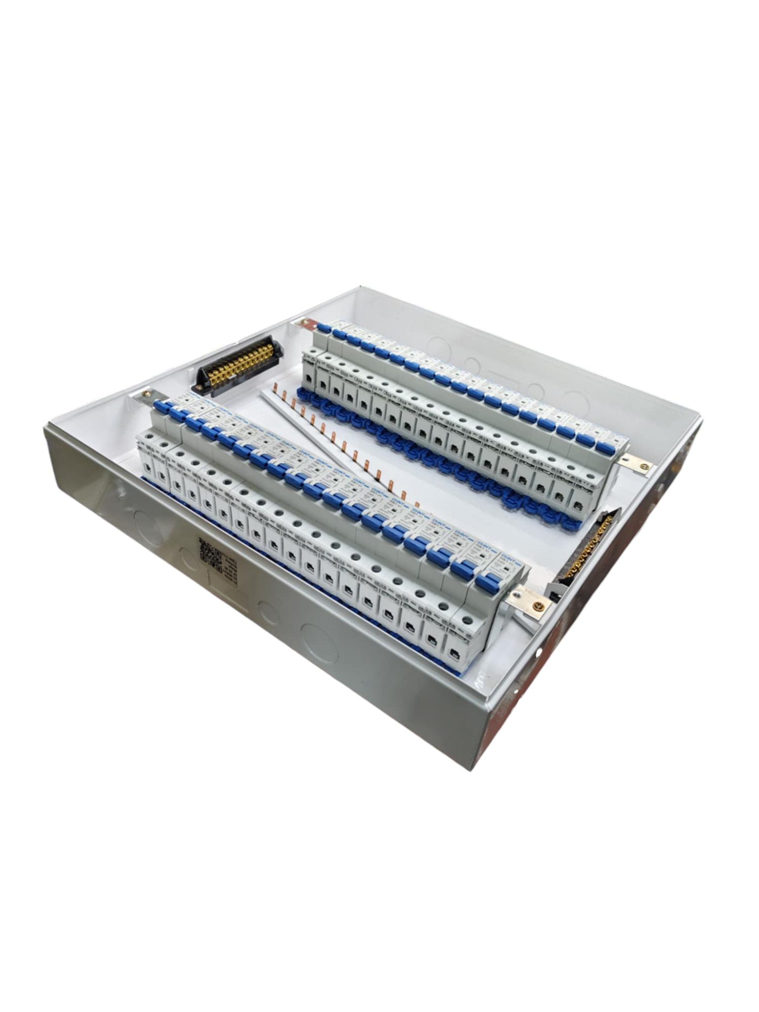 Chint and ZY Panel Board 80A 1 Pole DZ158 electrical distribution board with multiple circuit breakers