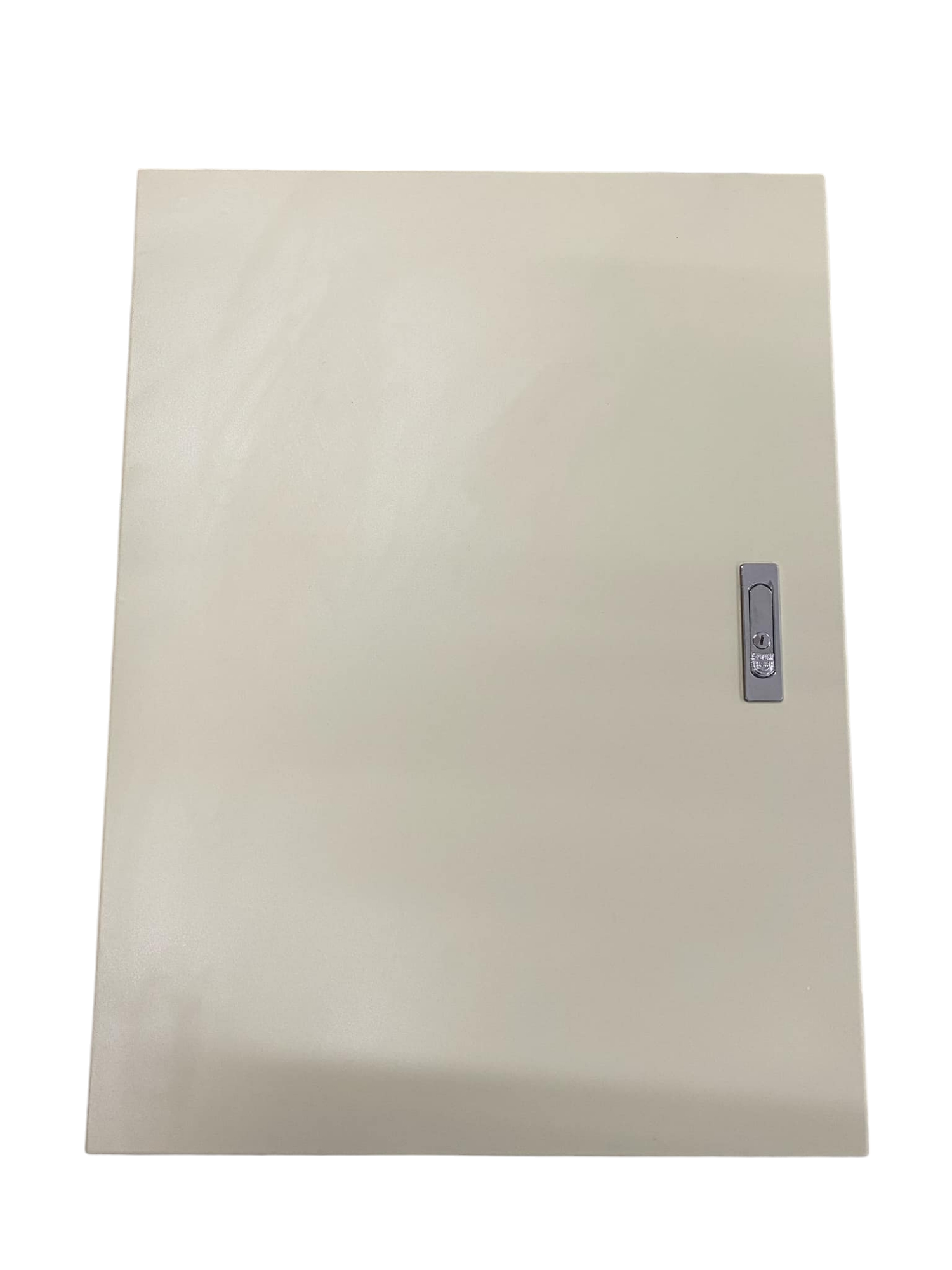 Schneider Royu electrical Panel Board EZC100 Main 2Pole with beige metal cover and handle
