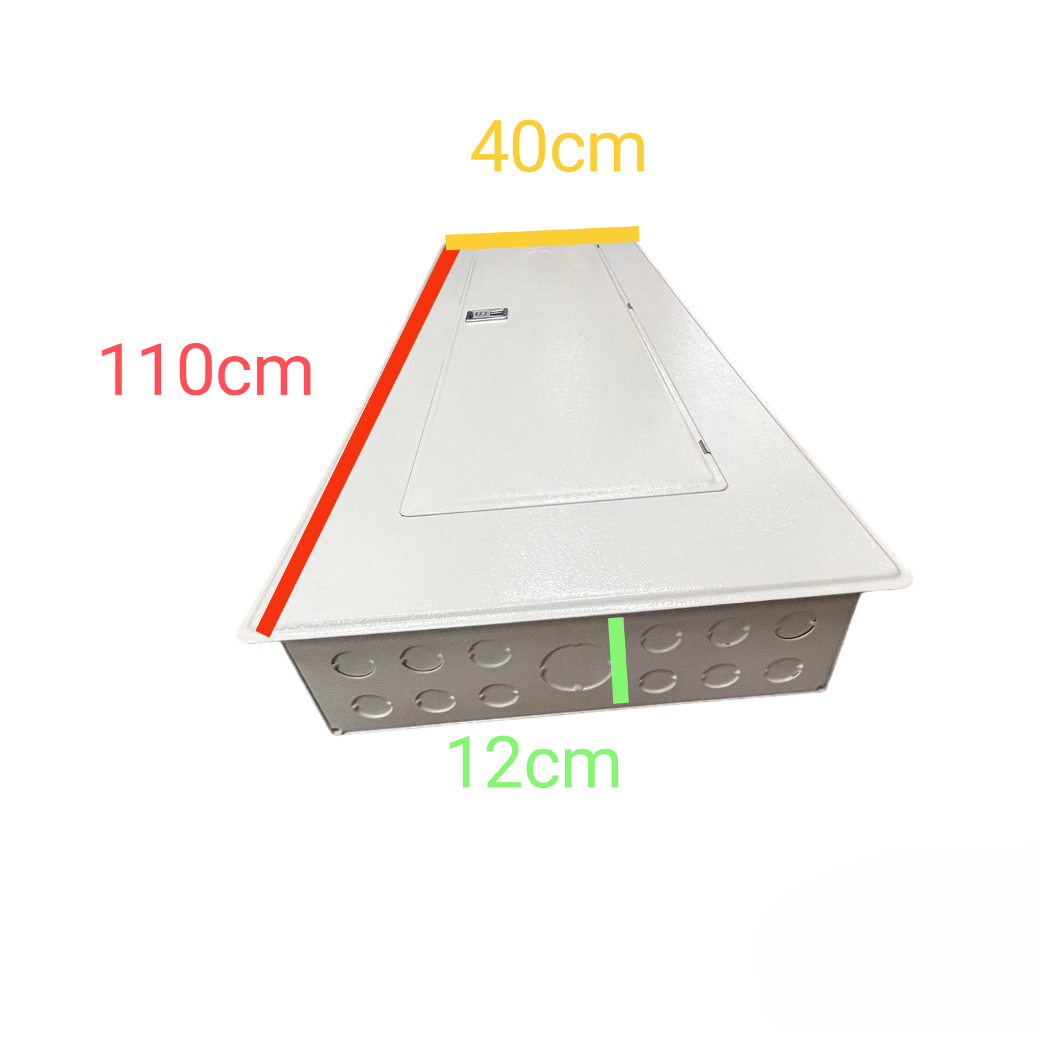 Koten Panel Board Main 250SPS 2P metal electrical enclosure with dimensions 110cm by 40cm by 12cm