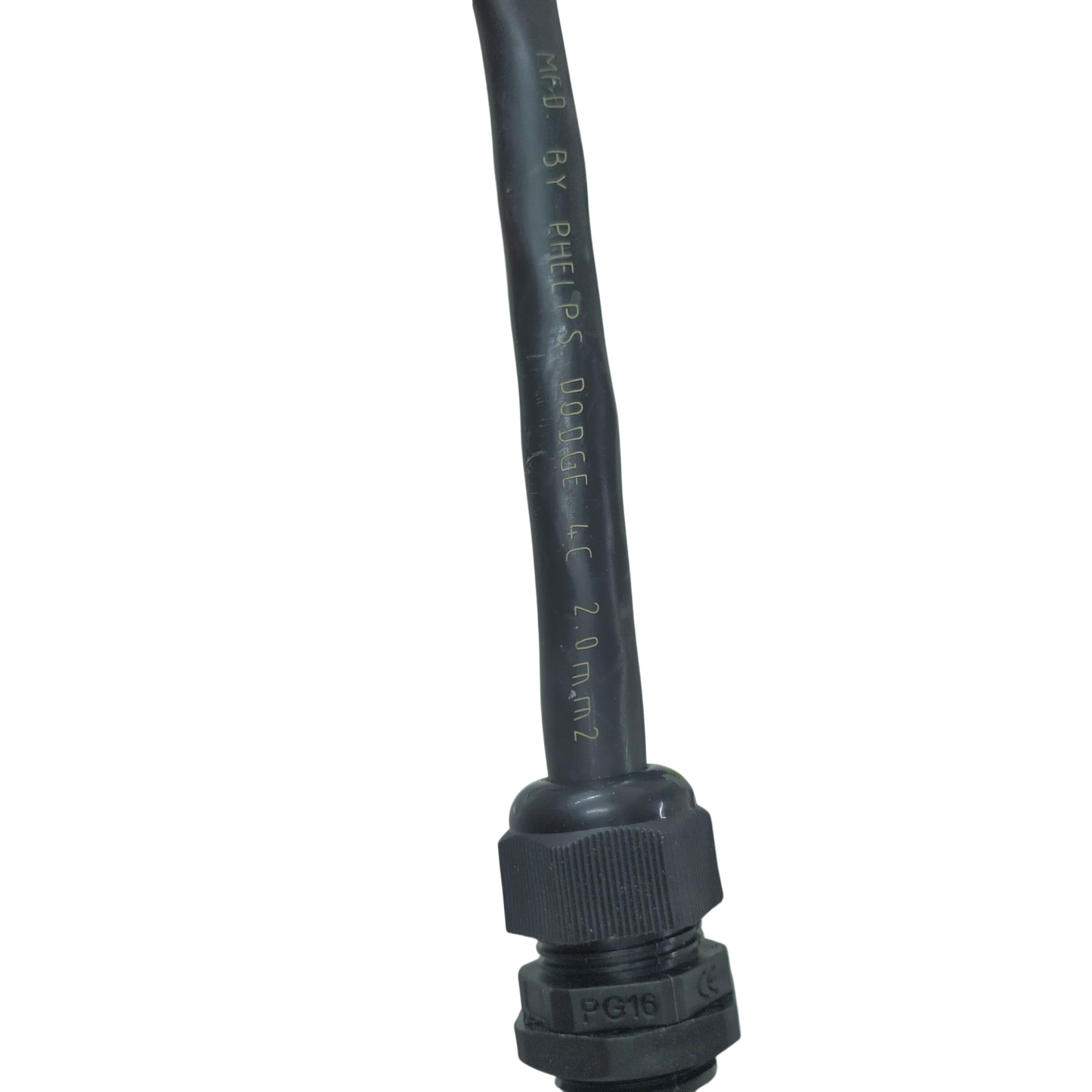 Close-up of PG16 cable gland 10-14mm with durable design for secure cable management