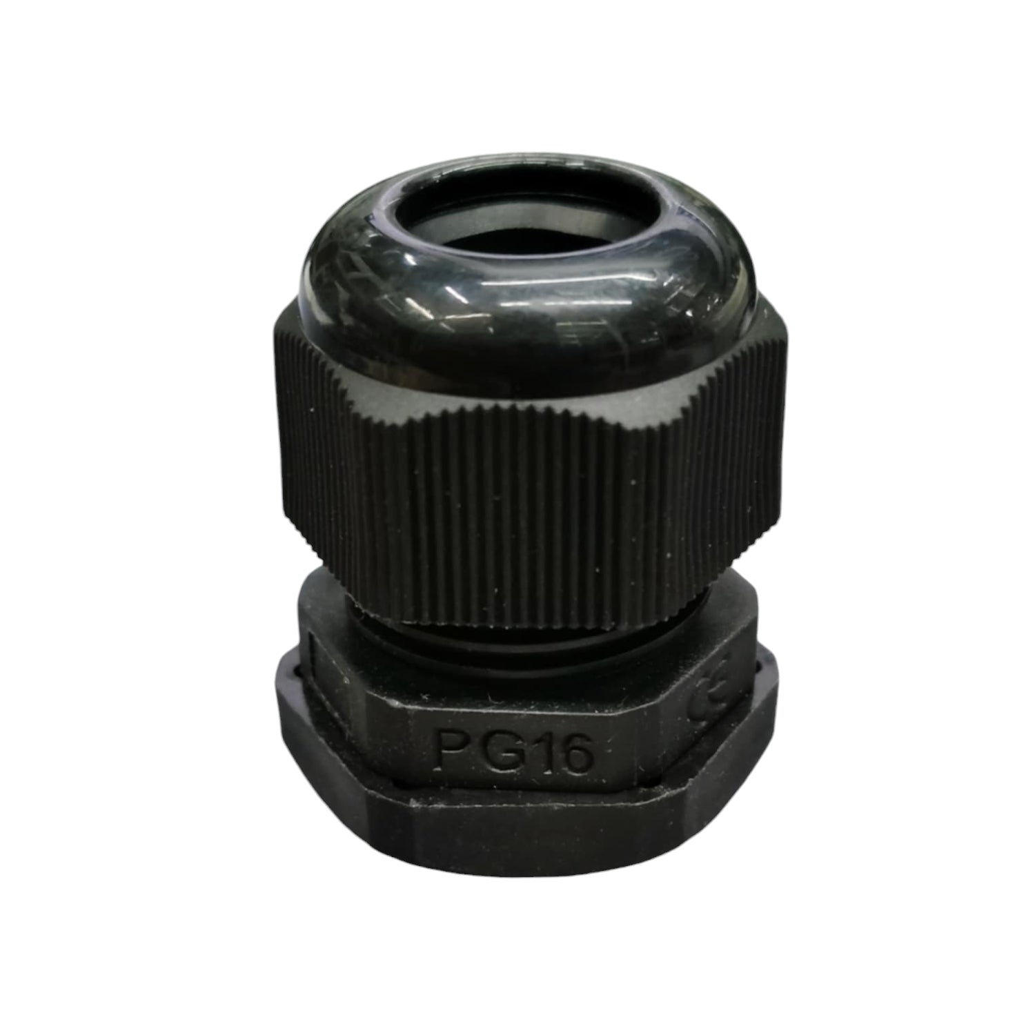 PG16 cable gland 10-14mm in black for secure cable management and protection