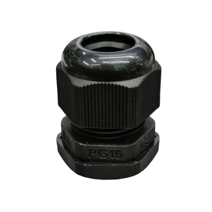 PG16 cable gland 10-14mm in black for secure cable management and protection