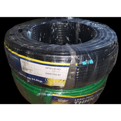 Phelps Dodge THHN Wire 38mm Stranded 1 AWG (1 Meter) Black