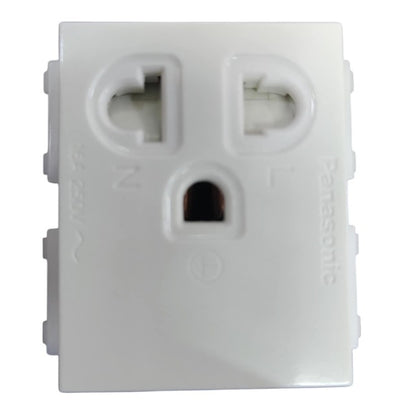 Panasonic Universal with Ground 16A 250V with Safty Shutter Wide Series - WEG1181K-5