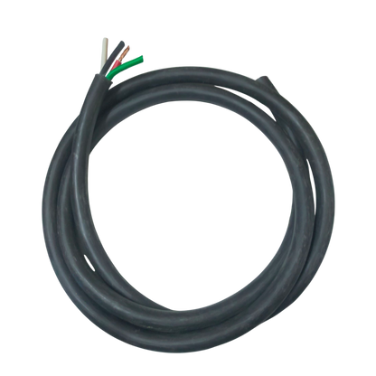 Phelps Dodge Royal Cord 8.0mm 4C black electrical wire with four colored internal leads