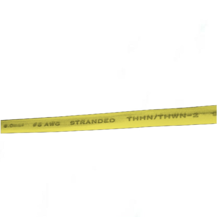 Phelps Dodge THWN AWG 8 Stranded Yellow electrical wire for wiring and electrical applications