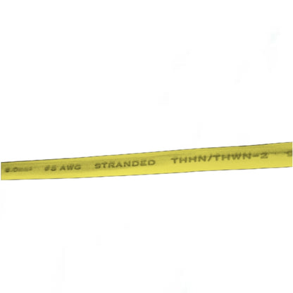 Phelps Dodge THWN AWG 8 Stranded Yellow electrical wire for wiring and electrical applications