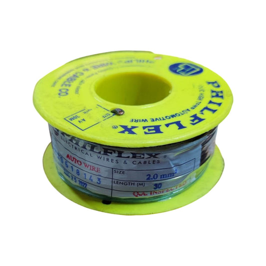 Philflex automotive wire AWG 14 on a spool, suitable for various automotive applications