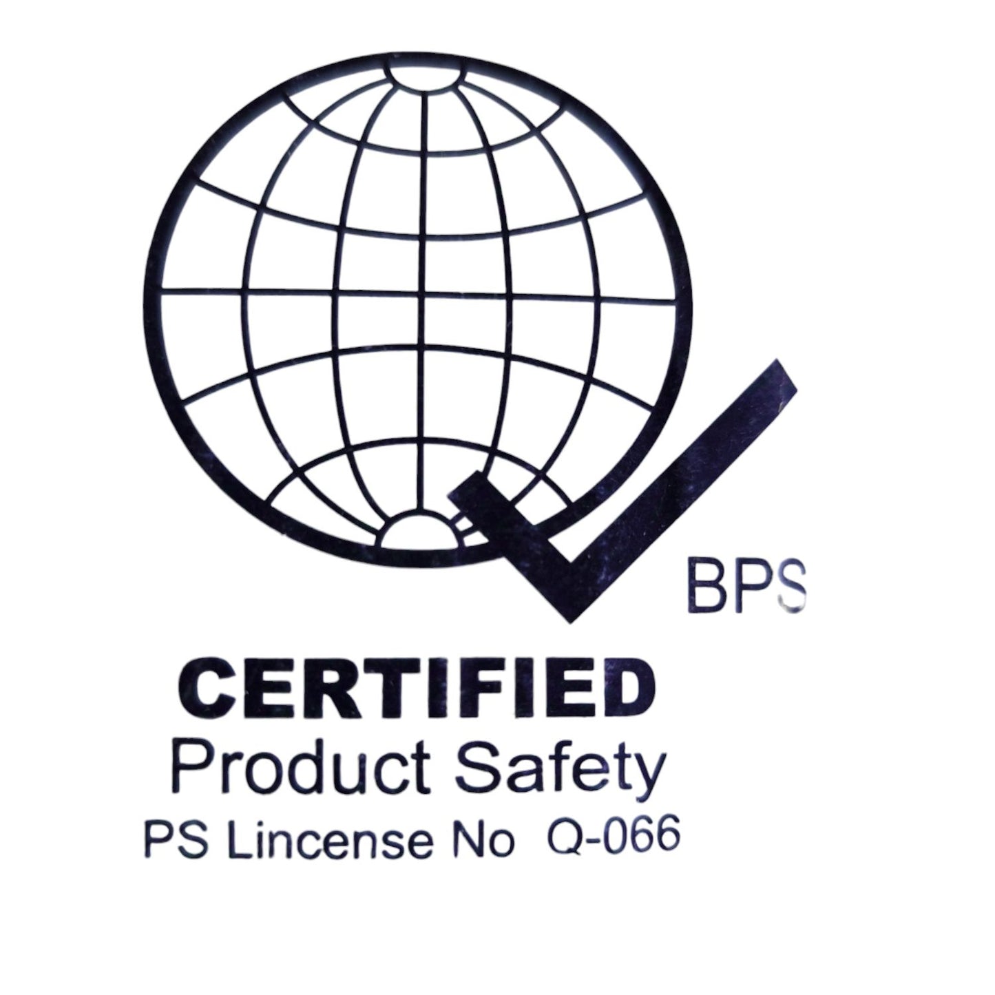 Philflex certification label with globe and check mark indicating product safety for stranded thermoplastic fixture wire