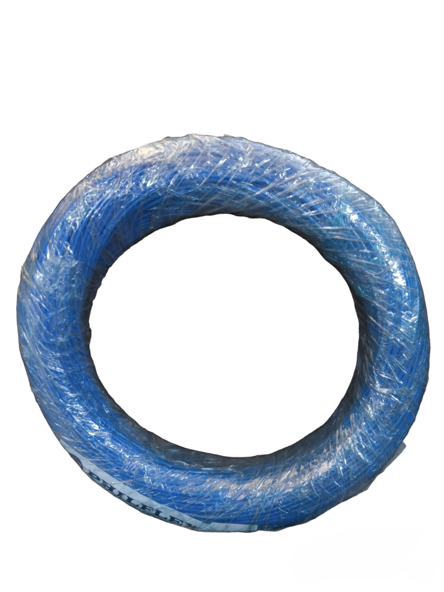 Philflex roll of blue TF Wire AWG 22 Stranded Hook up Wire coil wrapped in protective plastic for electrical hookups