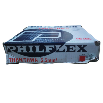Philflex box containing THHN AWG 12 Stranded Wire Yellow for electrical wiring applications