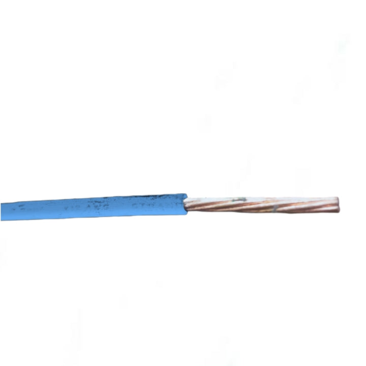 Philflex THWN AWG 12 Stranded Blue electrical wire with copper strands and blue insulation