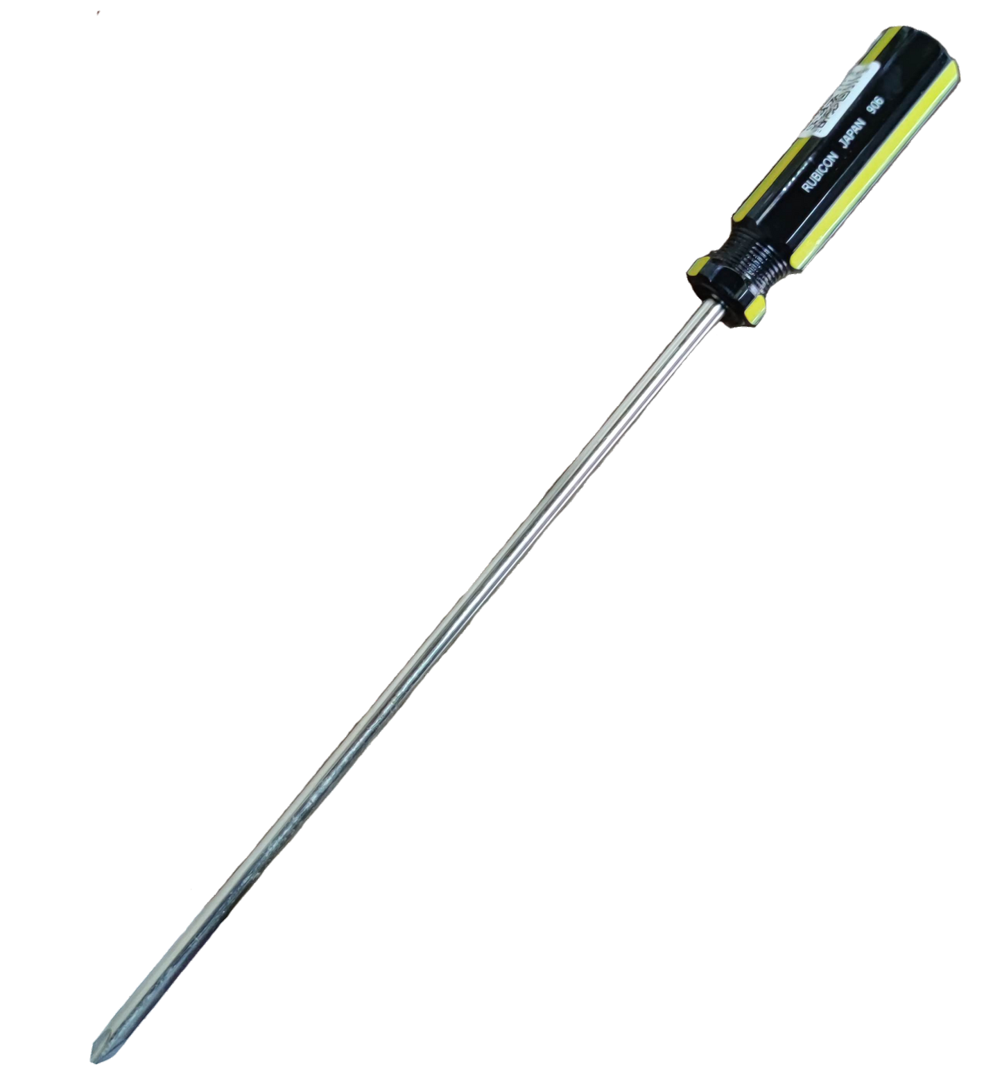 Rubicon Philip Screw Driver 906 300mm with black and yellow ergonomic handle