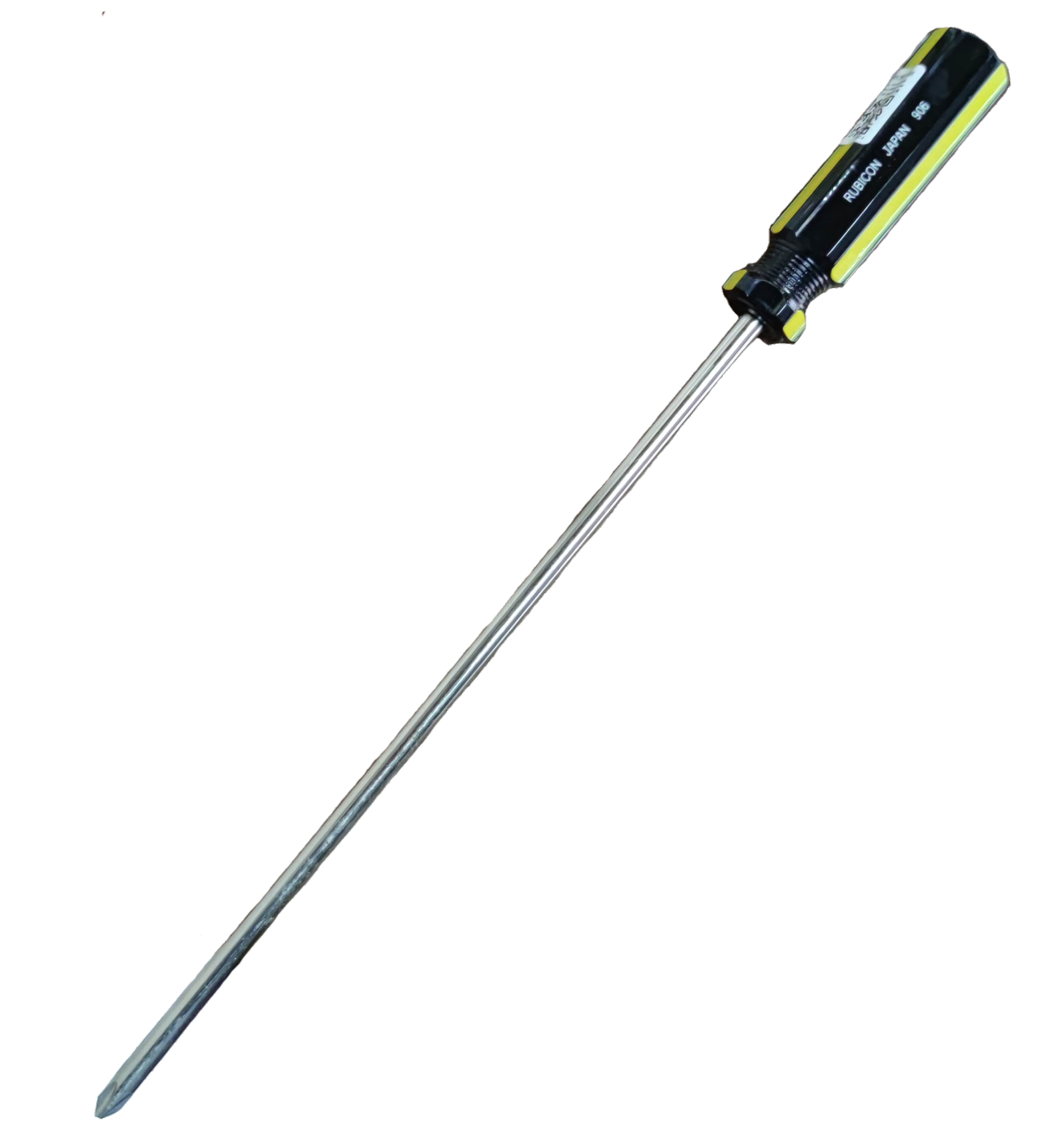 Rubicon Philip Screw Driver 906 300mm with black and yellow ergonomic handle