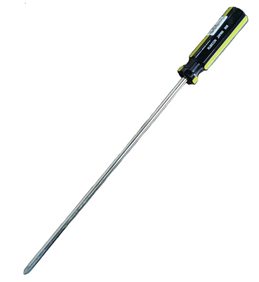 Rubicon Philip Screw Driver 906 300mm with black and yellow ergonomic handle