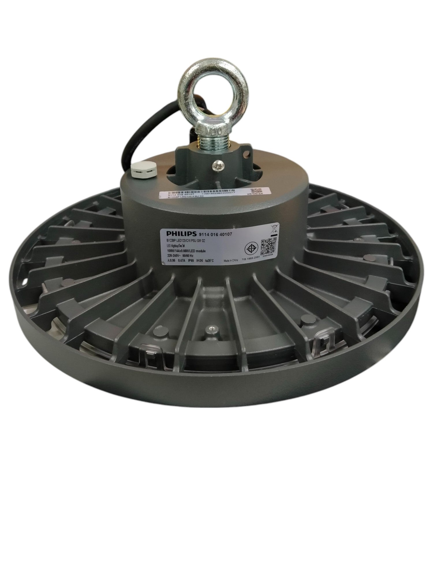 Philips 100W LED High Bay Light with a durable design for industrial and commercial lighting needs