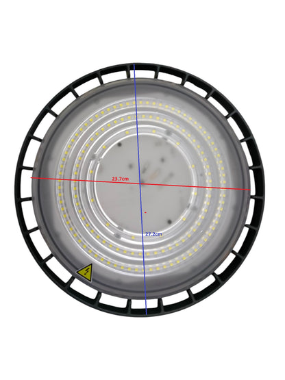 Philips 100W LED High Bay Light featuring a sleek design with multiple LED chips for efficient illumination