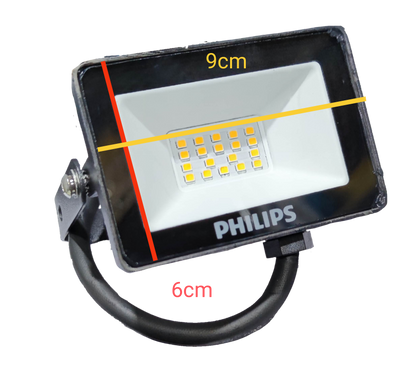 Philips 10W LED Flood Light 220V Neutral with a sleek design for outdoor illumination