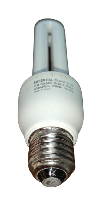 Philips 11W CFL Bulb E27 Daylight 6500K compact fluorescent light bulb with screw base