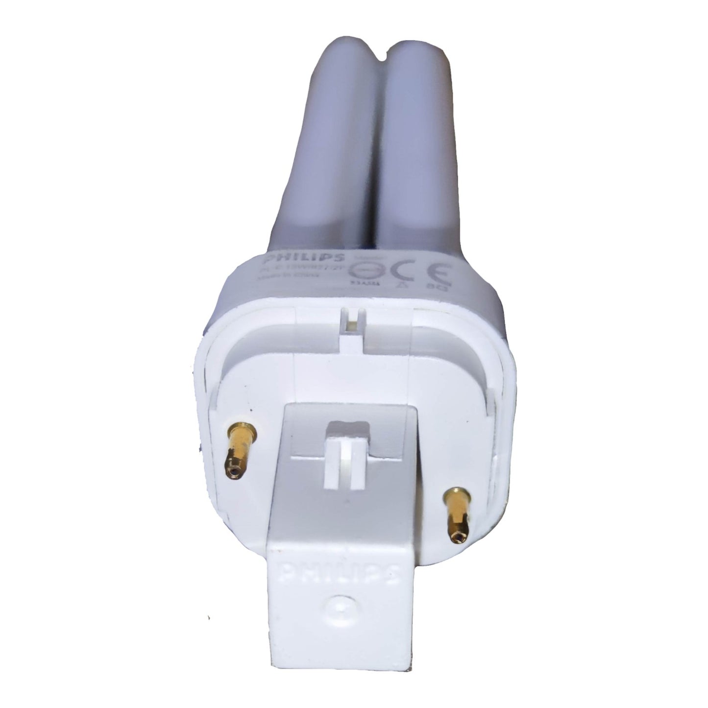 Philips 13W Pinlight 3000K Warm White G24d-1 Socket CFL Compact Fluorescent Lamp PLC2P13W/827