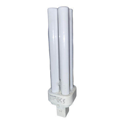 Philips 13W Pinlight 3000K Warm White G24d-1 Socket CFL Compact Fluorescent Lamp PLC2P13W/827