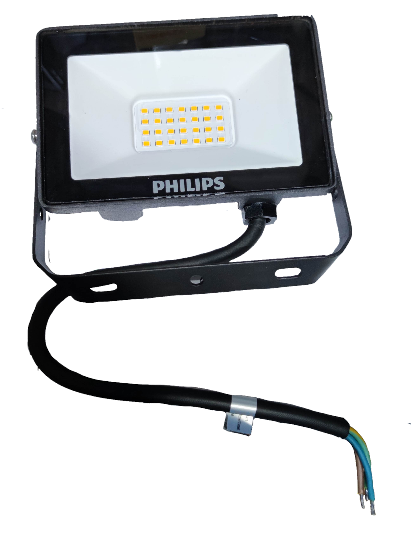 Philips 20W LED flood light 220V outdoor with a sturdy mounting bracket for enhanced outdoor illumination