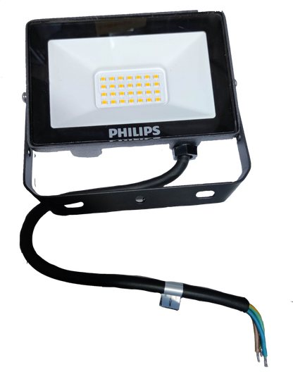 Philips 20W LED flood light 220V outdoor with a sturdy mounting bracket for enhanced outdoor illumination
