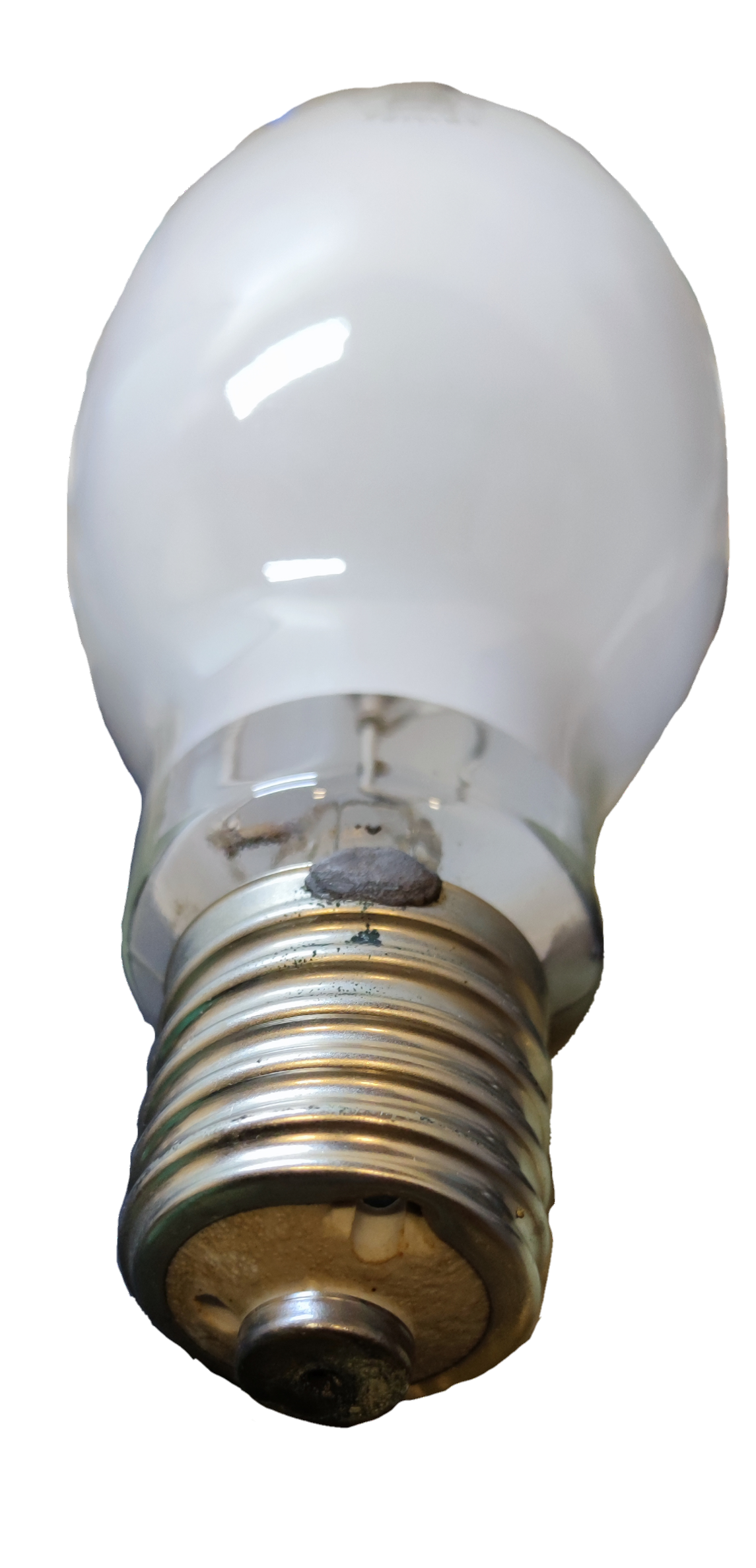 Philips 250W sodium lamp E40 with a white bulb design for high intensity lighting applications