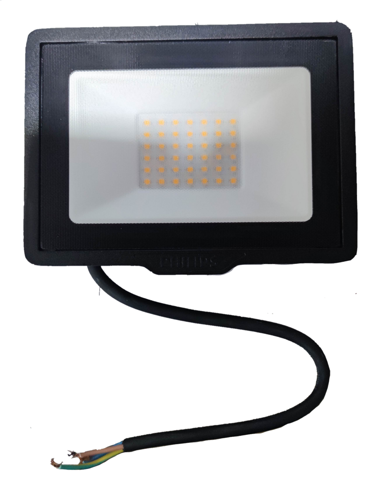 Philips 30W LED floodlight 4000K for bright outdoor illumination with durable design