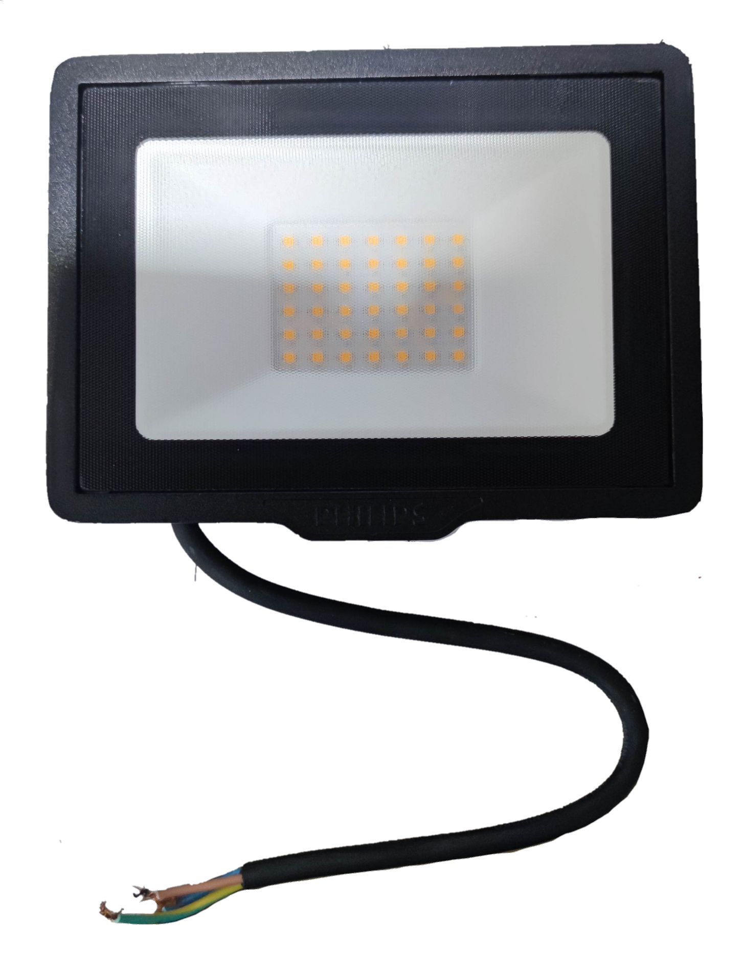 Philips 30W LED floodlight 4000K for bright outdoor illumination with durable design