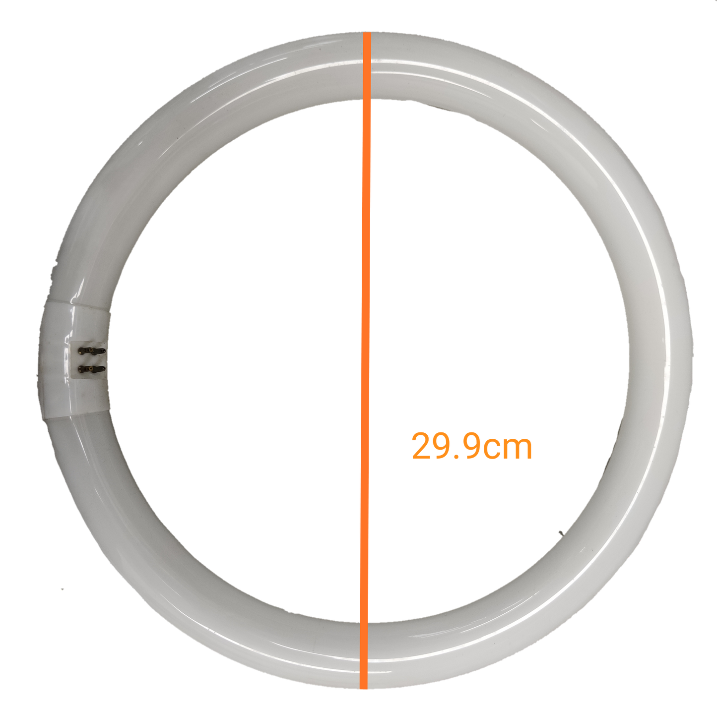 Philips 32W circular fluorescent tube in white, measuring 29.9cm in diameter for effective lighting