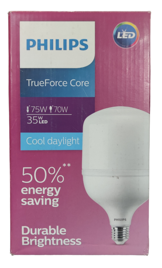 Philips 35W LED bulb E27 6500K daylight with energy-saving features and durable brightness