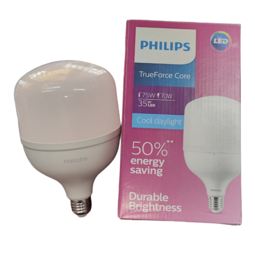 Philips 35W LED bulb E27 6500K daylight with durable brightness and energy-saving design