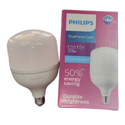 Philips 35W LED bulb E27 6500K daylight with durable brightness and energy-saving design
