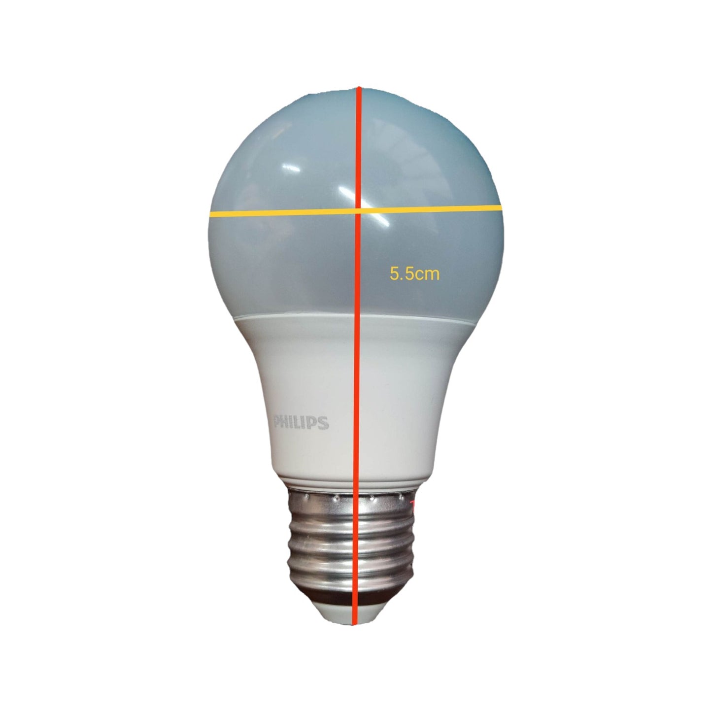 Philips 5W LED bulb E27 warm white with a classic design and efficient energy use for lighting