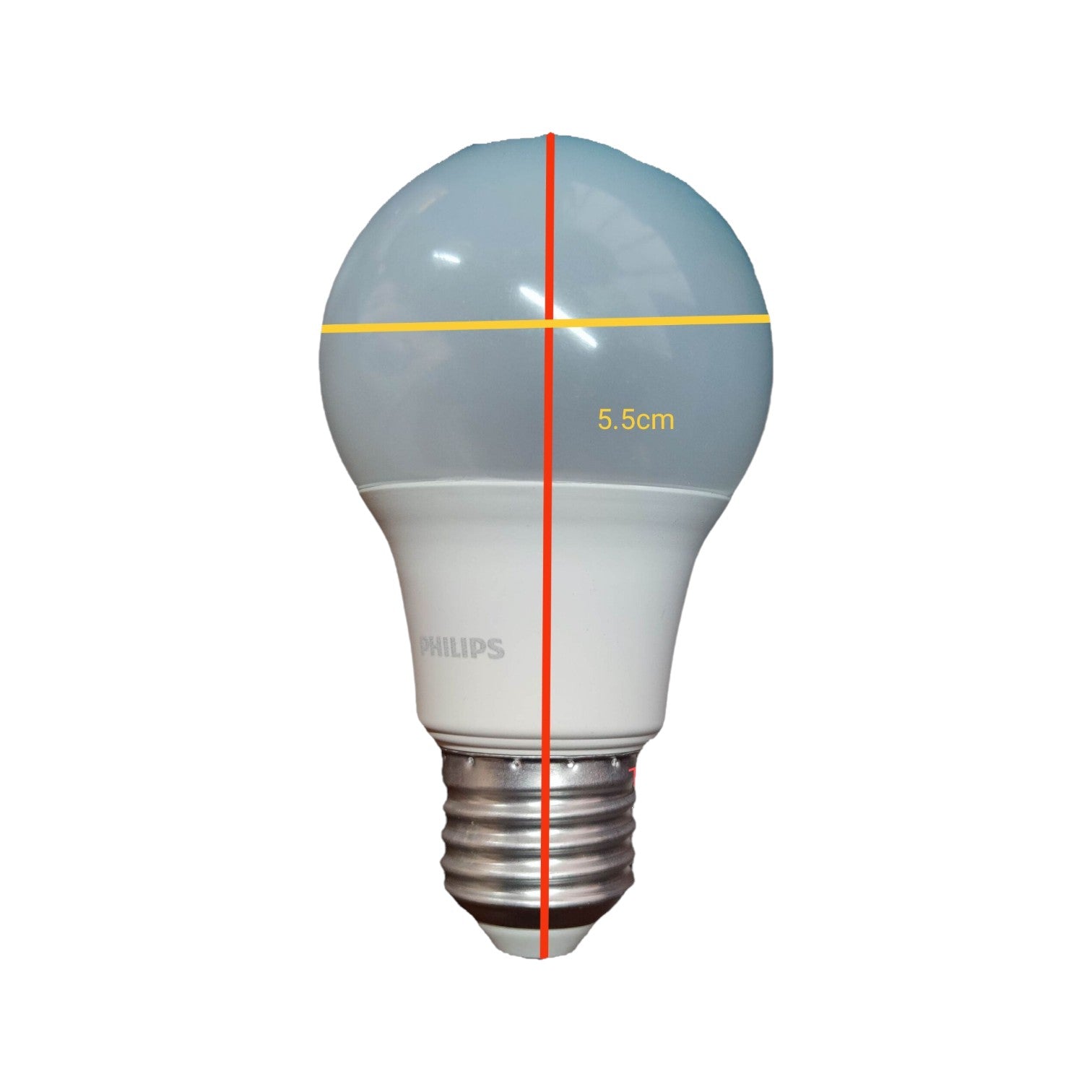 Philips 5W LED bulb E27 warm white with a classic design and efficient energy use for lighting