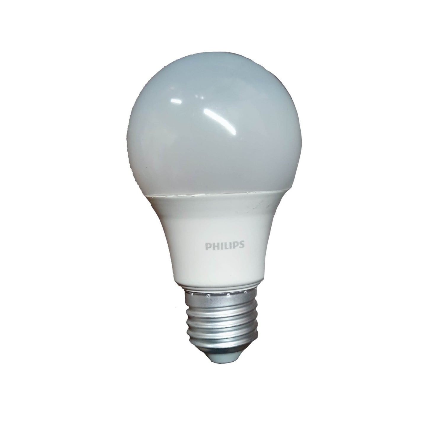 Philips 7W LED bulb E27 daylight with a round, compact design for energy-efficient lighting
