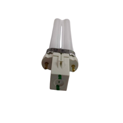 Philips 7W Pinlight Daylight G23 Socket compact fluorescent bulb with white base and dual tube design