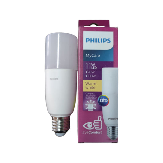Philips E27 220V LED bulb 11W Warm White with EyeComfort technology for soft lighting
