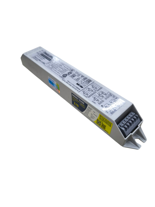 Philips electronic ballast 220V for lighting installation with wiring instructions and compact design