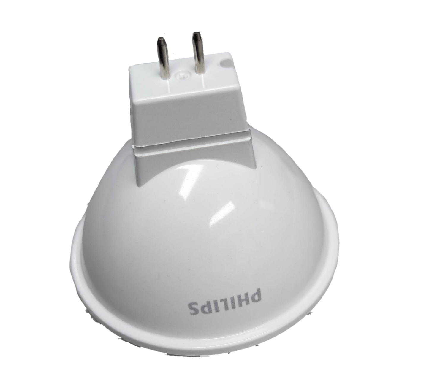 Philips MR16 LED bulb 4.5W warm white with two-pin base for energy-efficient lighting
