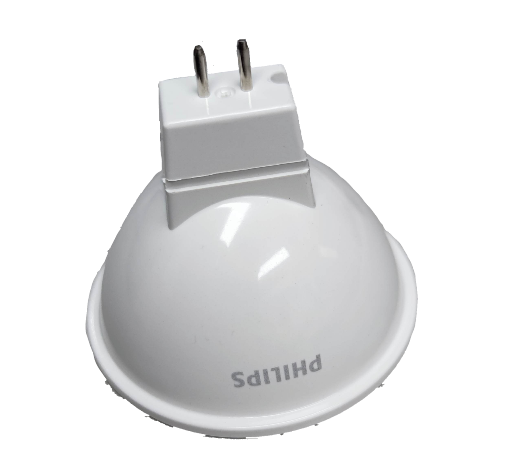 Philips MR16 LED bulb 4.5W warm white with two-pin base for energy-efficient lighting