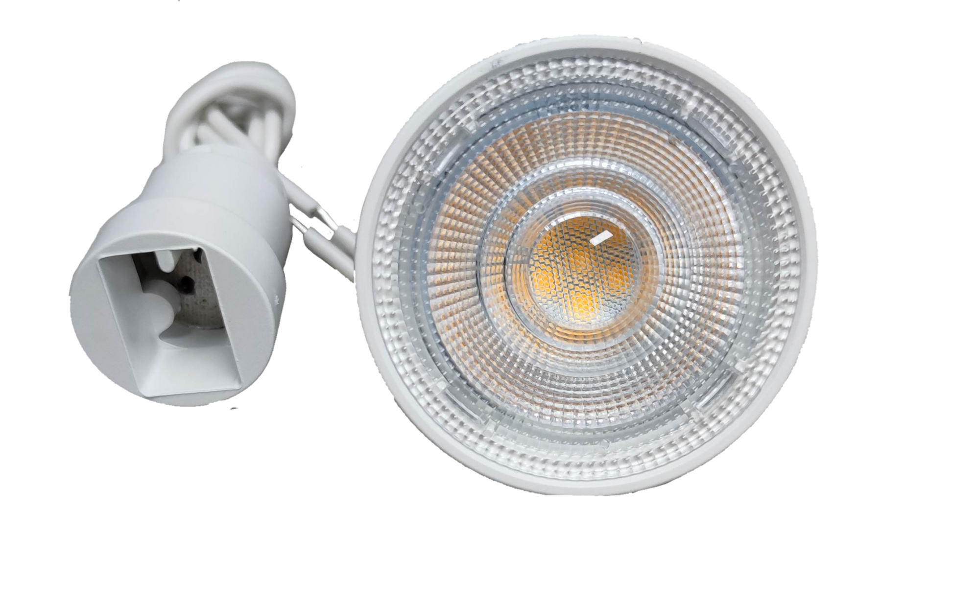 Philips MR16 LED bulb 4.5W warm white with white connector and clear lens for focused lighting